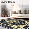 thumbnail image 2 of ODIKA 4'x6' Machine Washable Non-Slip Area Rug, for Indoors High Traffic Rug, Blue, 68126, 2 of 7