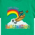 thumbnail image 3 of Pete The Cat - Flying Box Free Your Imagination - Toddler And Youth Short Sleeve Graphic T-Shirt, 3 of 6