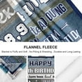 thumbnail image 4 of 50th Birthday Gifts for Women Happy 50th Birthday Decorations for Women 50 Year Old Gifts for Women 50th Birthday Gift Ideas for Her Wife Mom Sister Friend Flannel Throw Blanket 60"x50", 4 of 5