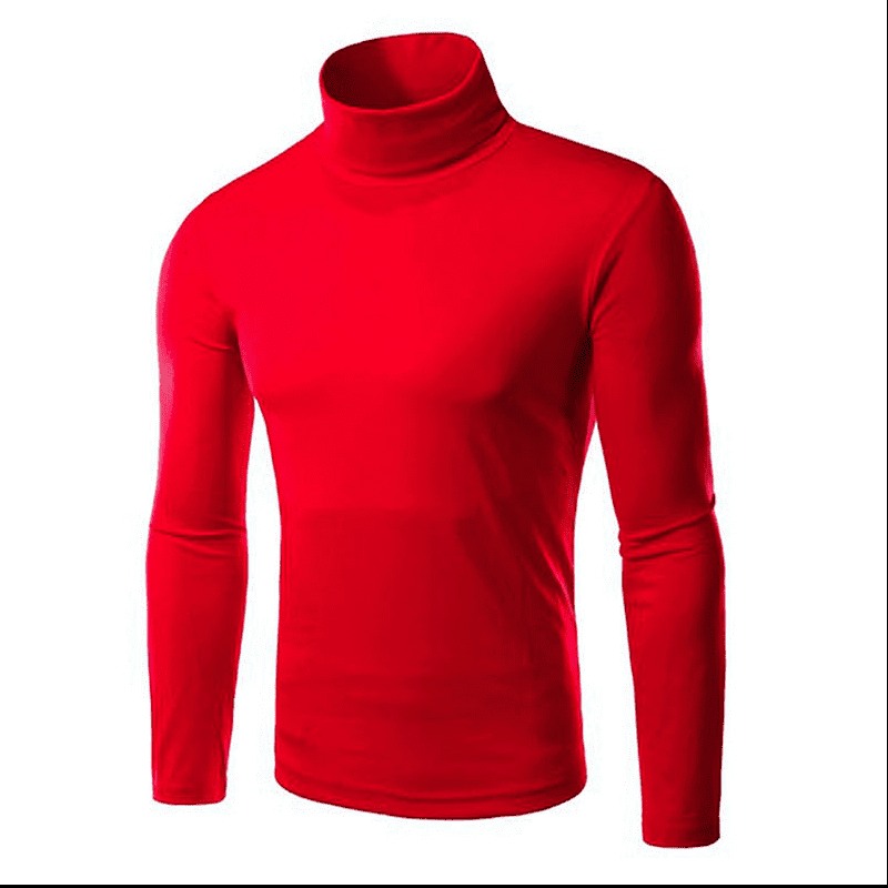 Men's long-sleeve Sexy turtleneck high 