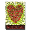 Ladybug Heart Toland Art Banner