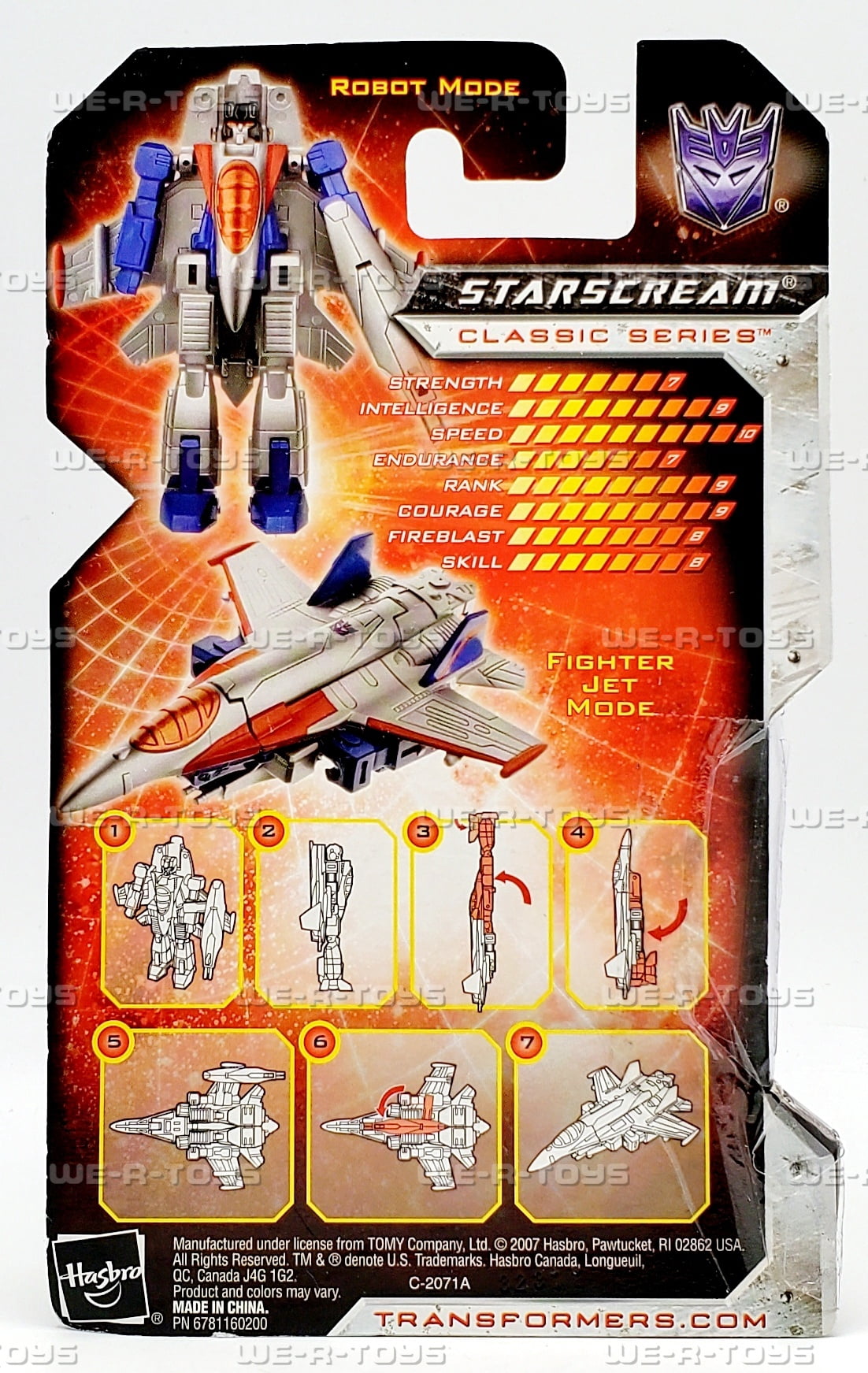 Transformers Universe Legends Figure Starscream