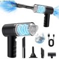 thumbnail image 1 of 2024 New Handheld Car Vacuum Cleaner,120W Powerful Suction Small Car Vacuum Cleaner, USB Portable Multi-Nozzles Mini Dusts Buster Vacuum Cleaner for C_Perfect Gift, 1 of 4