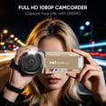 thumbnail image 3 of ORDRO B320 Video Camera Camcorder FHD 1080P 30MP IR Night Vision Vlogging Recorder 3.0 inch IPS Screen 18X Zoom, 3 of 7
