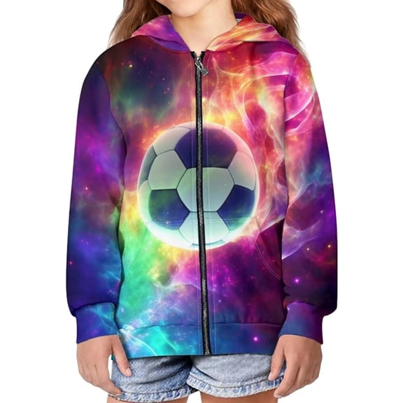 KHONTS Girls Fashion Hoodies Sweatshirt Casual Long Sleeve Pullover Hoodie Jacket Fall Outfits,Size 3-13 Years