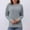 Silver, variant on Oplxuo Women's Long Sleeve Shirts Crewneck Cotton Basic T-Shirt Solid Color Soft Comfy Casual Tops Tees for Women