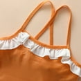 thumbnail image 4 of Huowey Kids Toddler Summer Sleeveless Girls Fashion Ruffles Swimwear Swimsuit Bikini For Children Clothes Trendy Beachwear, 3-4 Years, 4 of 5