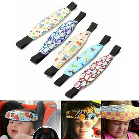 9 Pattern Adjustable Kids Baby Car Seat Head Support Safety Stroller Sleeping Belt with Adjustable