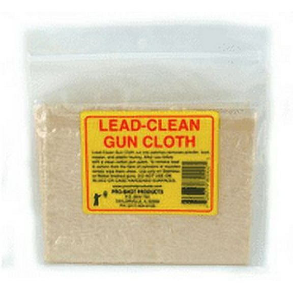 PRO-SHOT LEAD CLEAN GUN CLOTH 8.75"X11.25"
