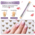 thumbnail image 2 of 4 Pcs UV Gel Gradient Sponge Pens with 16 Pcs Replacement Head Nail Sponges for Ombre Double Head Brush, 2 of 5