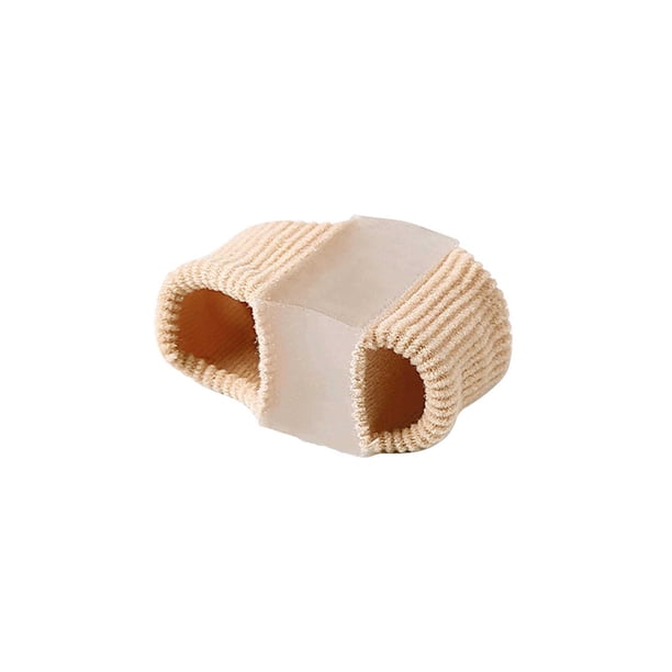 Separadores de dedos: corrector de juanetes de tejido transpirable con gel para juanetes y dedos superpuestos; corrector de juanetes de gel con doble lazo