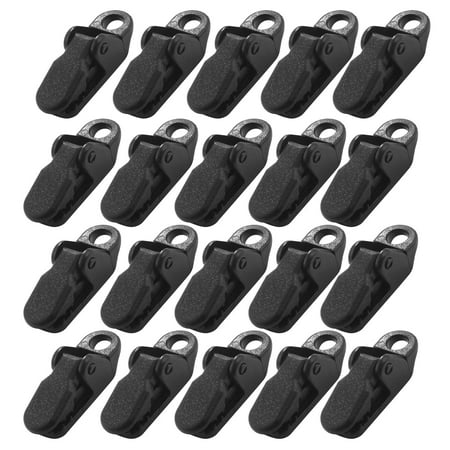 Sovob 20Pcs Tent Awning Clamp Clamp Canvas Clip Snap Canvas Anchor Gripper Jaw Grip Trap Tighten Tool Outdoor Camp Hike Kit