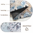 thumbnail image 6 of Round Area Rug 7 Ft, Blue Beige Coastal Washable Non-Slip Circle Carpet for Living Room/Bedroom, Beach Starfish Summer Eucalyptus Ombre Low-Profile Large Runner Mat Collection Rugs for Indoor, 6 of 8