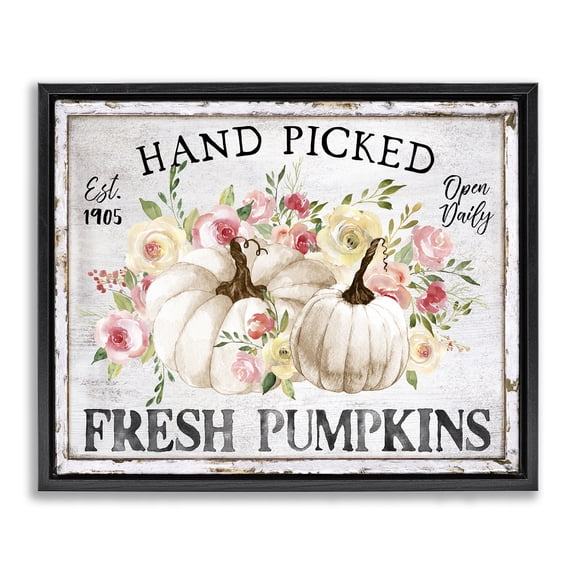 Stupell Industries Farmhouse Black Floating Frame Canvas Art, 21 x 17, by Creatif Belle