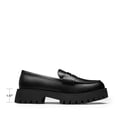 thumbnail image 6 of DREAM PAIRS Women's Platform Loafers Comfortable Cushioned Insole Lug Sole Shoes Chunky Heel Slip-On Casual Flats, 6 of 7