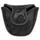 thumbnail image 2 of Cubierta de cabeza de Putter de mazo de Golf con diseño de de cuero PU resistente al agua/Cubierta protectora de cabeza de eje central de Gol , Negro Soledad Cubierta de la cabeza del putter de golf, 2 of 8