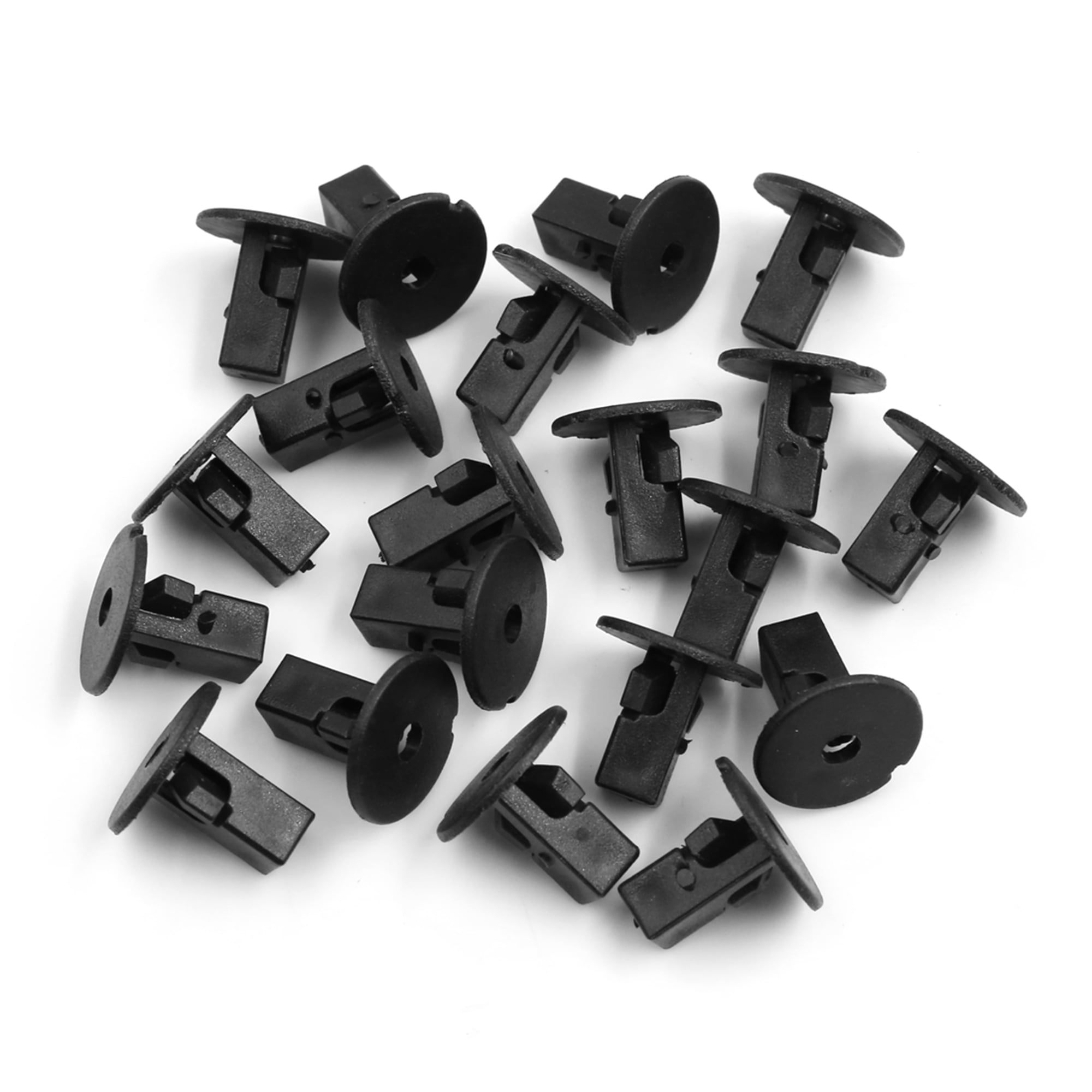20pcs 8mm Hole Black Car Body Panel Fender Plastic Rivets