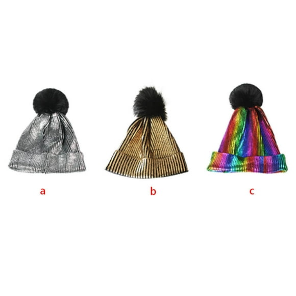 Women Beanie Hat Ladies Knitted hat winter Warm-keeping Cap Outdoor Cycling Hiking Winter Hip-hop Hat, Grey