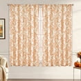 thumbnail image 2 of Alishomtll Fall Autumn Floral Curtains for Living Room Thanksgiving Farmhouse Country Sunflower Linen Curtains Light Filtering Window Drapes,52"x 63", 2 Panels, 2 of 9