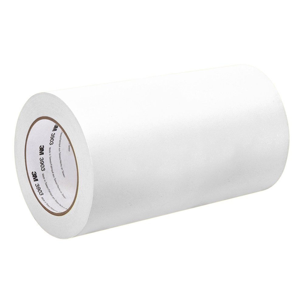 3M White Vinyl/Rubber Adhesive Duct Tape 3903, 6503903WHITE 12.6 psi Tensile Strength, 50 yd