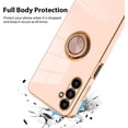 thumbnail image 3 of for Samsung Galaxy A14 5G Case Pink Plating Mental Ring Kickstand Luxury Case Soft TPU Shockproof Back Electroplate Cover Galaxy A14 5G Case for Girls Women, 3 of 12