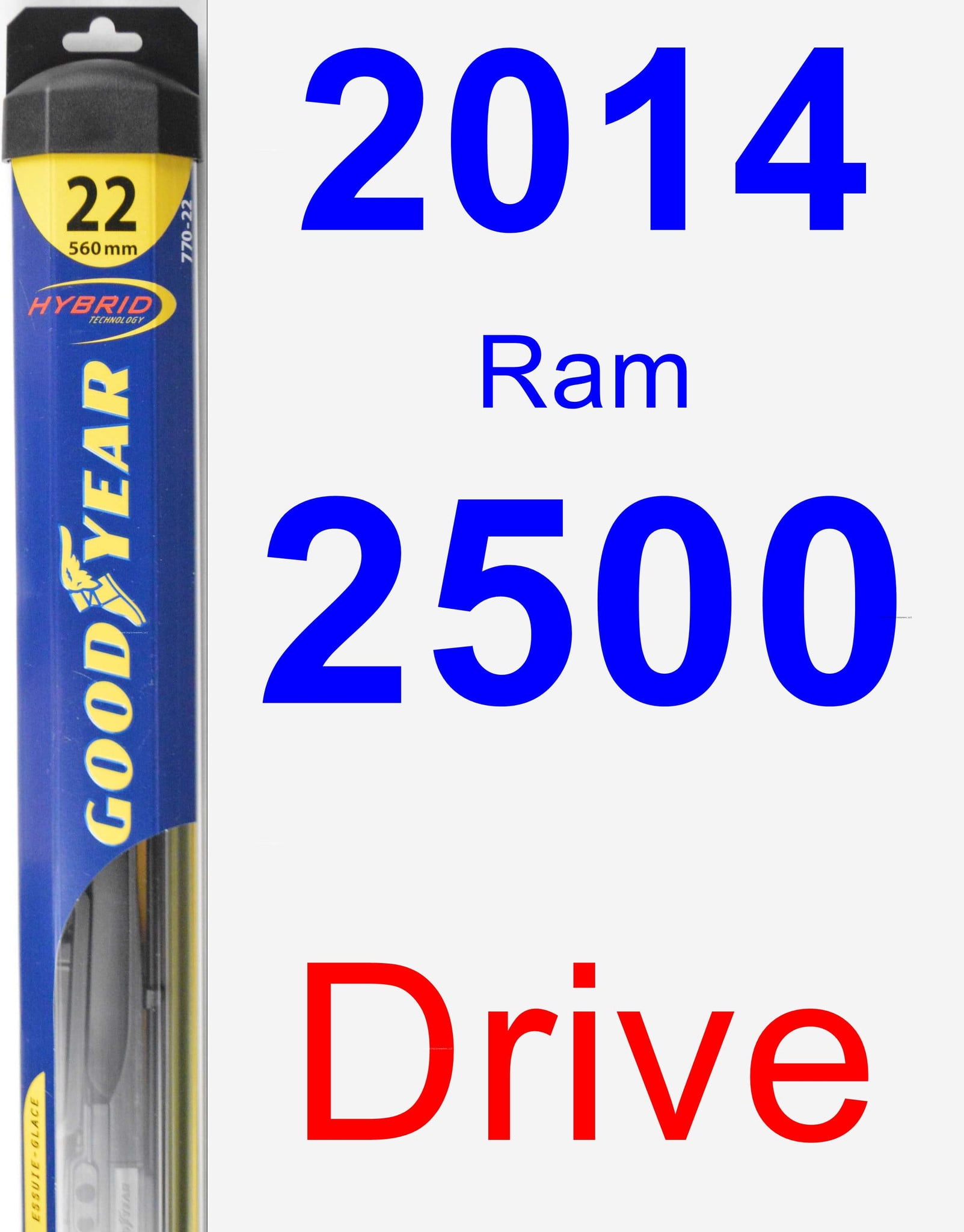 2014 ram wiper blade size