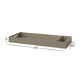 thumbnail image 3 of Child Craft Universal Changing Table Topper, Converts Dresser to Changing Surface, Secure Fit, Crescent Gray, 3 of 5