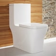 thumbnail image 5 of Concorde One Piece Square Toilet Dual Flush, Brushed Gold Hardware 1.1/1.6 gpf, 5 of 11