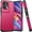 Pink, variant on PT for TCL K32 5G T513W / TCL K33 5G T513V MK Style Hybrid Phone Case Cover - Blue