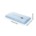 thumbnail image 3 of Tarmeek Memory Foam Pillow Slow Rebound Neck Support Orthopedic Pillow Core Cervical Contour Pillow Pressure Adapting Ergonomic Foam Core for Side Back and Stomach Sleepers 70x40cm, 3 of 7