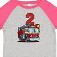 thumbnail image 4 of Inktastic 2nd Birthday Fire Truck Boys or Girls Toddler T-Shirt, 4 of 5
