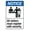 Warning Sign 1, variant on All Visitors Must Sign Visitor's Log Metal Sign 8"x12" - Visitor Security Caution Decor, Business Home Indoor Outdoor Yard