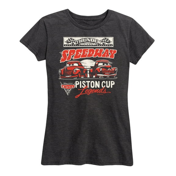 Disney's Cars - Thunder Hollow Piston Cup - Women's Short Sleeve Graphic T-Shirt