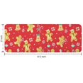 thumbnail image 7 of Red Christmas Gingerbread Man Pattern Kitchen Rug Mat,Kitchen Runner Rugs Non Skid Washable,Decorative Kitchen Floor Mats for Kitchen,Sink,Laundry,17"x47.2", 7 of 7