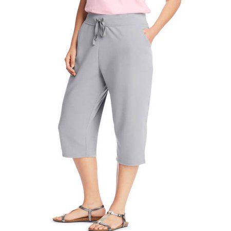 Just My Size by Hanes Women's Plus Size French Terry Pocket Capri ...