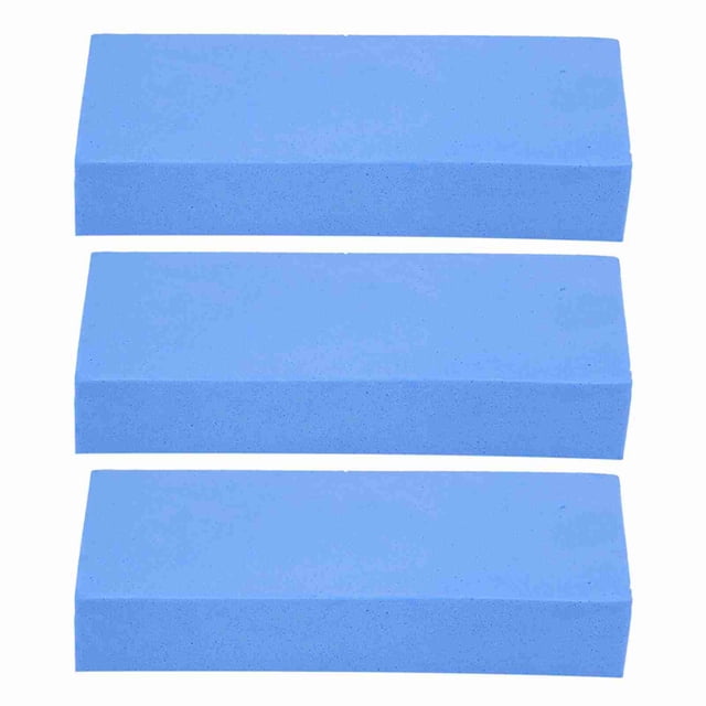 3 esponjas de limpieza superabsorbentes de PVA multifuncionales para coche, herramientas de lavado(Azul)