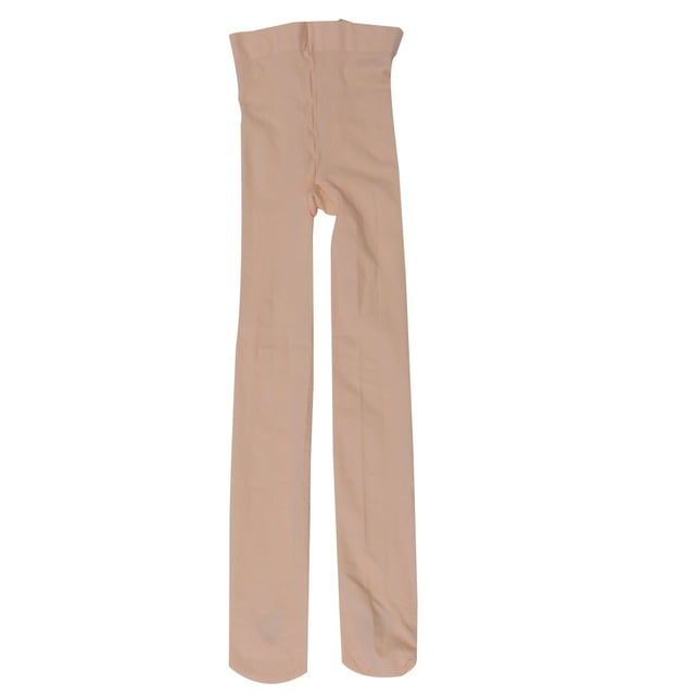 Medias de ballet ultra cómodas y opacas para niña, con pie (color piel, talla M)