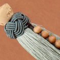 thumbnail image 2 of Car Pendant Decorative Hand Carved Lotus Rearview Mirror Hanging Ornament Car Styling Accessory for Good Luck Buddha Blue, 2 of 2