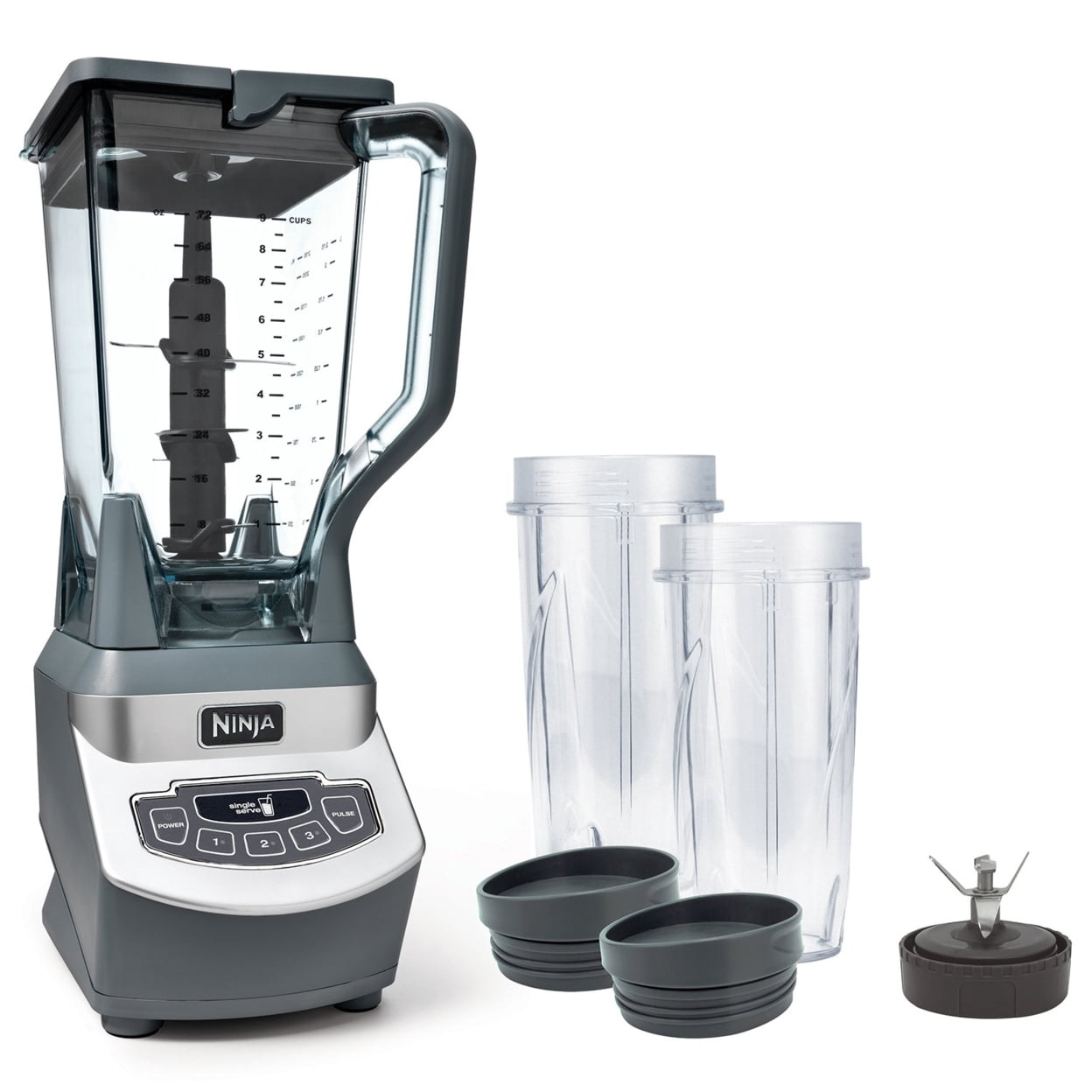 Ninja 1000 W 72 oz 1-Speed Countertop Blender, Black - Walmart.com