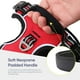 thumbnail image 4 of Arnés para perros HEELE, chaleco ajustable para exteriores, sin tirones, rojo, XL, 4 of 6