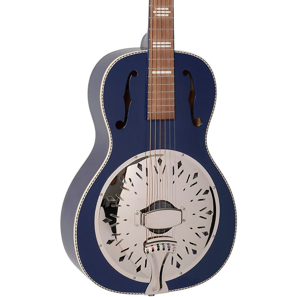 Recording King Dirty 30s Resonator Guitar Blue