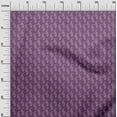 thumbnail image 3 of oneOone Viscose Jersey Purple Fabric Asian Paisley Craft Projects Decor Fabric Printed By The Yard 60 Inch Wide, 3 of 5
