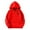 Red, variant on WOYY Toddler Girls Preppy Hoodie Palm Print Casual Hooded Sweatshirt, Sizes 3-4T