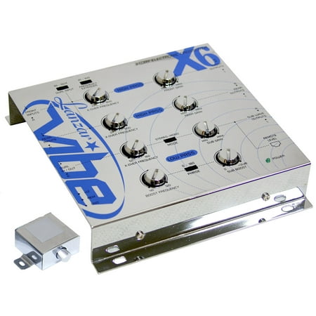 2 Way Crossover - LANZAR VIBEX6 - Vibe 3 Way Electronic Crossover Network w/Remote Subwoofer Control