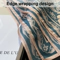 thumbnail image 3 of Bufandas de seda morera para mujer - Pañuelo cuadrado de satén ligero para la cabeza - Pañuelo de seda pequeño para dormir de 21" x 21", 3 of 5