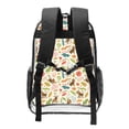 thumbnail image 2 of Rocae Monkeys in the Jungle for 16inch Clear Backpack Transparent School Backpack for Women Men, Capacity Clear Bag for College, Travel, 2 of 7