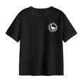 thumbnail image 1 of Camiseta de mujer con cuello redondo, novedad, suave, cómoda, clásica, de verano, camiseta básica para vacaciones en la calle, desplazamientos y camin M, 1 of 8