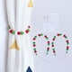 thumbnail image 5 of Cortina de madera Zulema Boho Tizbacks de hebillas cortinas Colorido, 5 of 8
