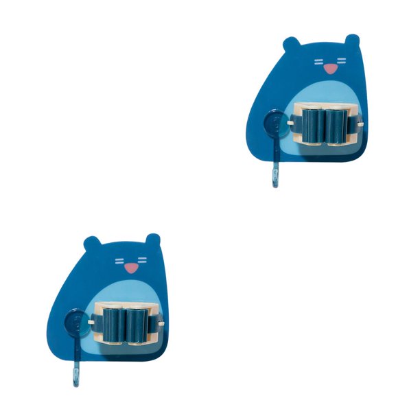 Naiovety Gancho de soporte para colgar mopa de baño azul oscuro 2piezas Naiovety CBP056248