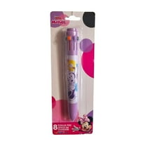 Minnie 8 Color Pen, Assorted Ink, Novelty Pen
